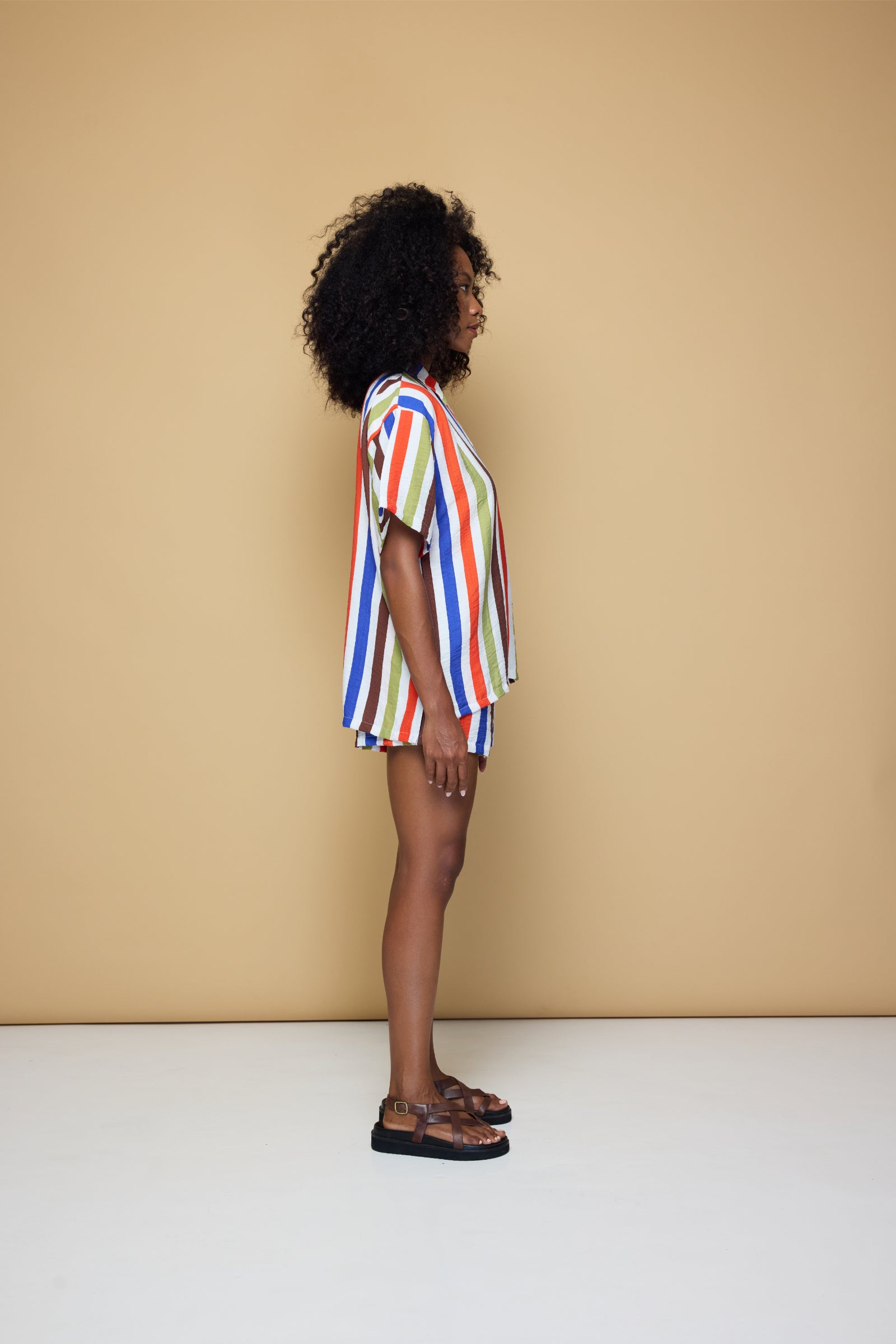 COOLIO DRAWSTRING SHORT - COOLIO STRIPE