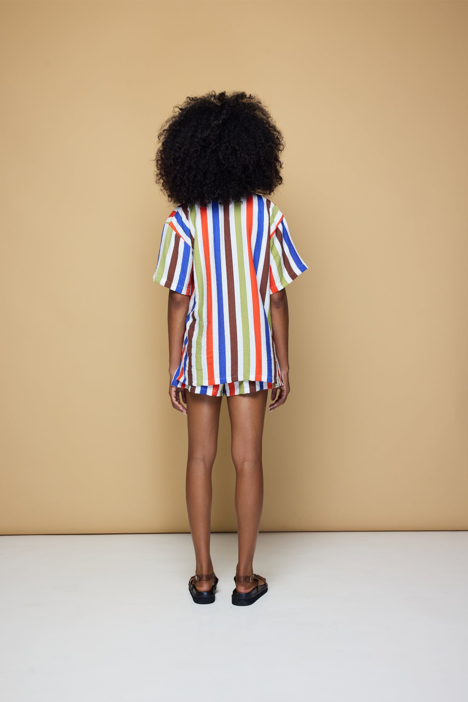 COOLIO DRAWSTRING SHORT - COOLIO STRIPE