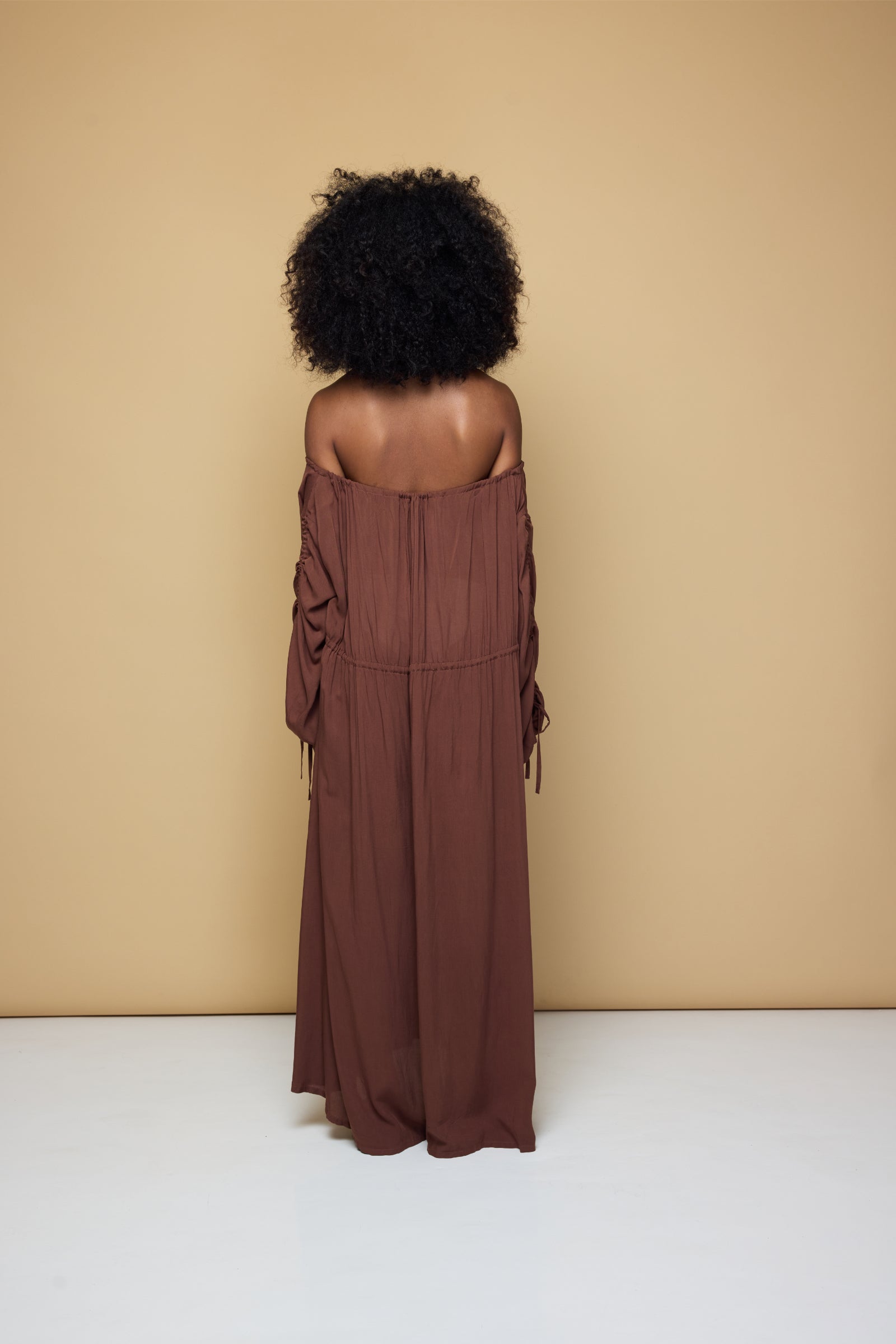 SALT AND SEA MAXI BEACH DRESS - CHOCOLATE