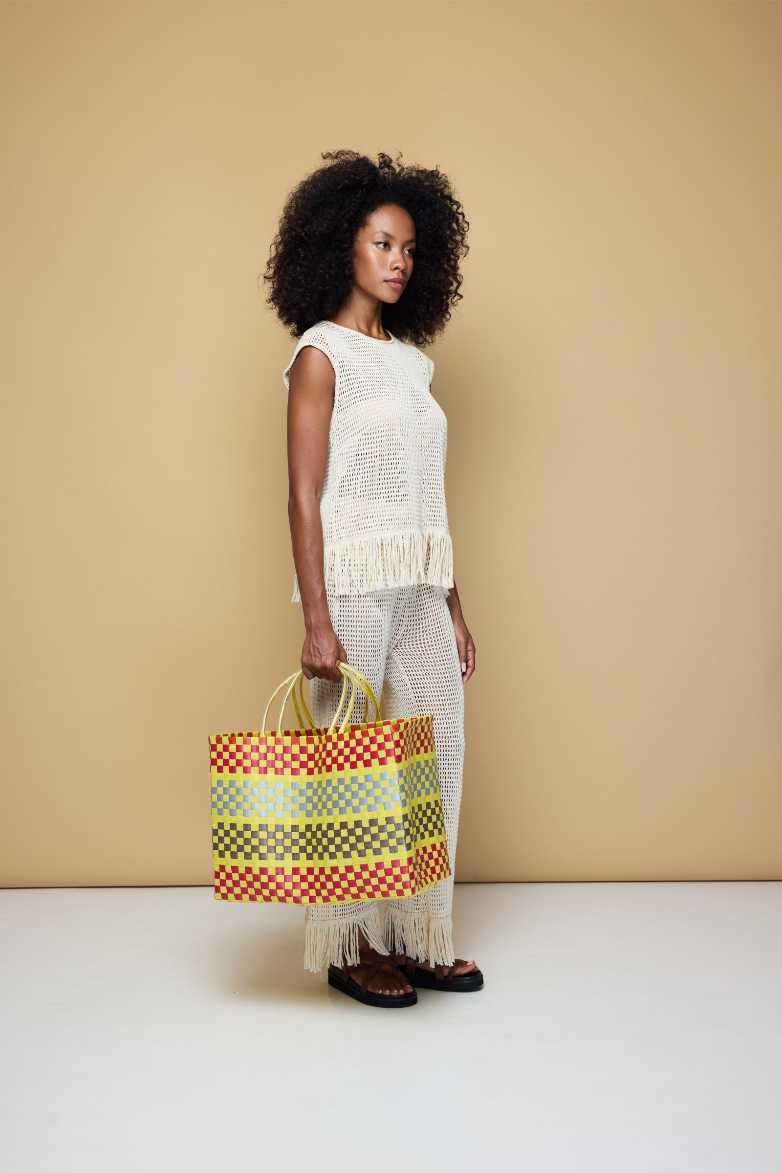 THE ERIKA KNITTED TOP - SOFT LATTE CREAM