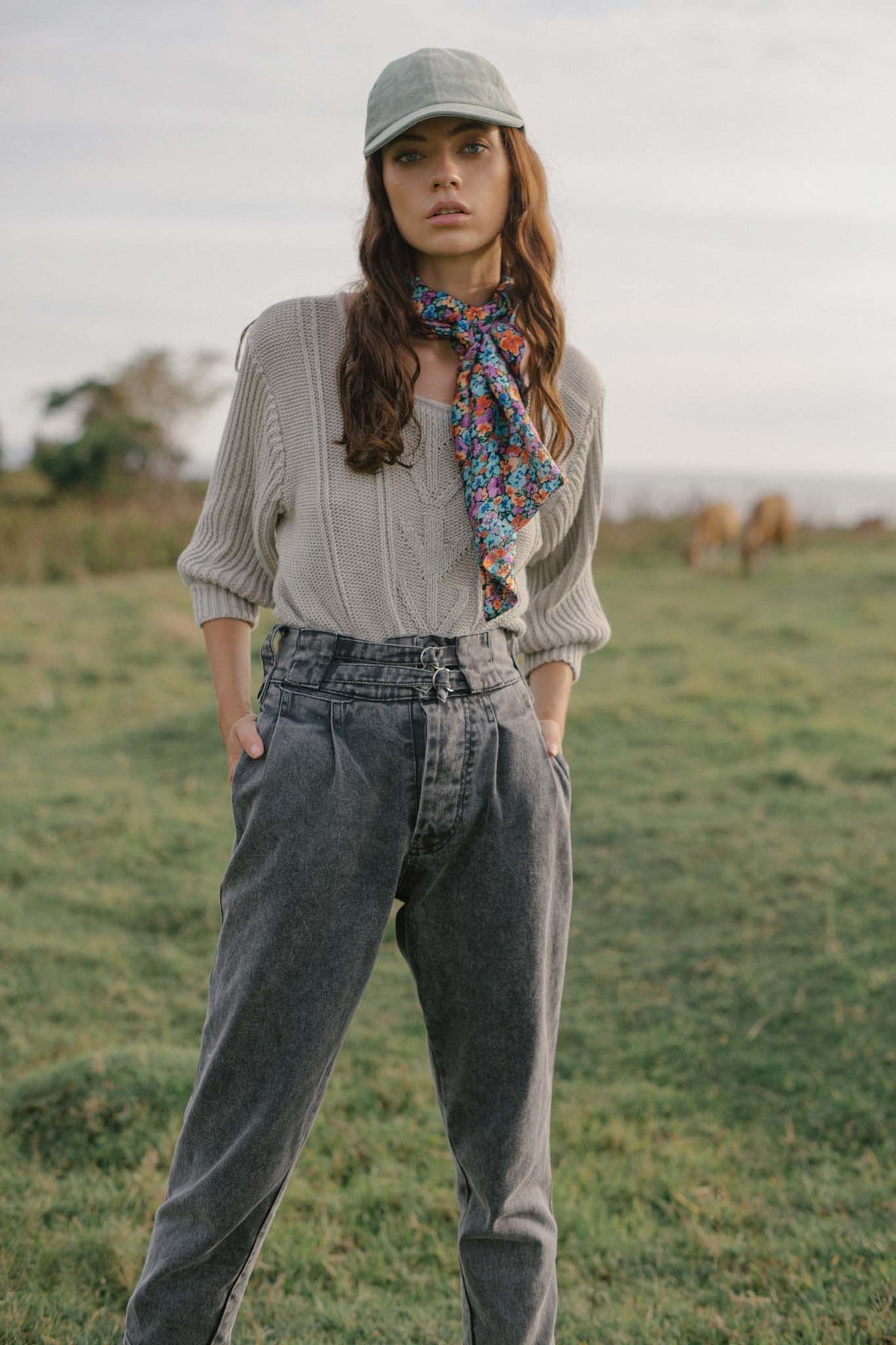 THE PERRY LONG PANTS - STONE WASHED BLACK