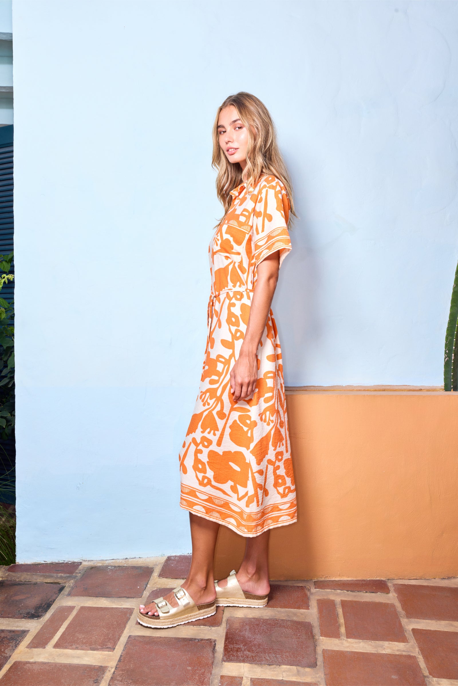 THE DESTINATION DRESS - SUNBURST ORANGE