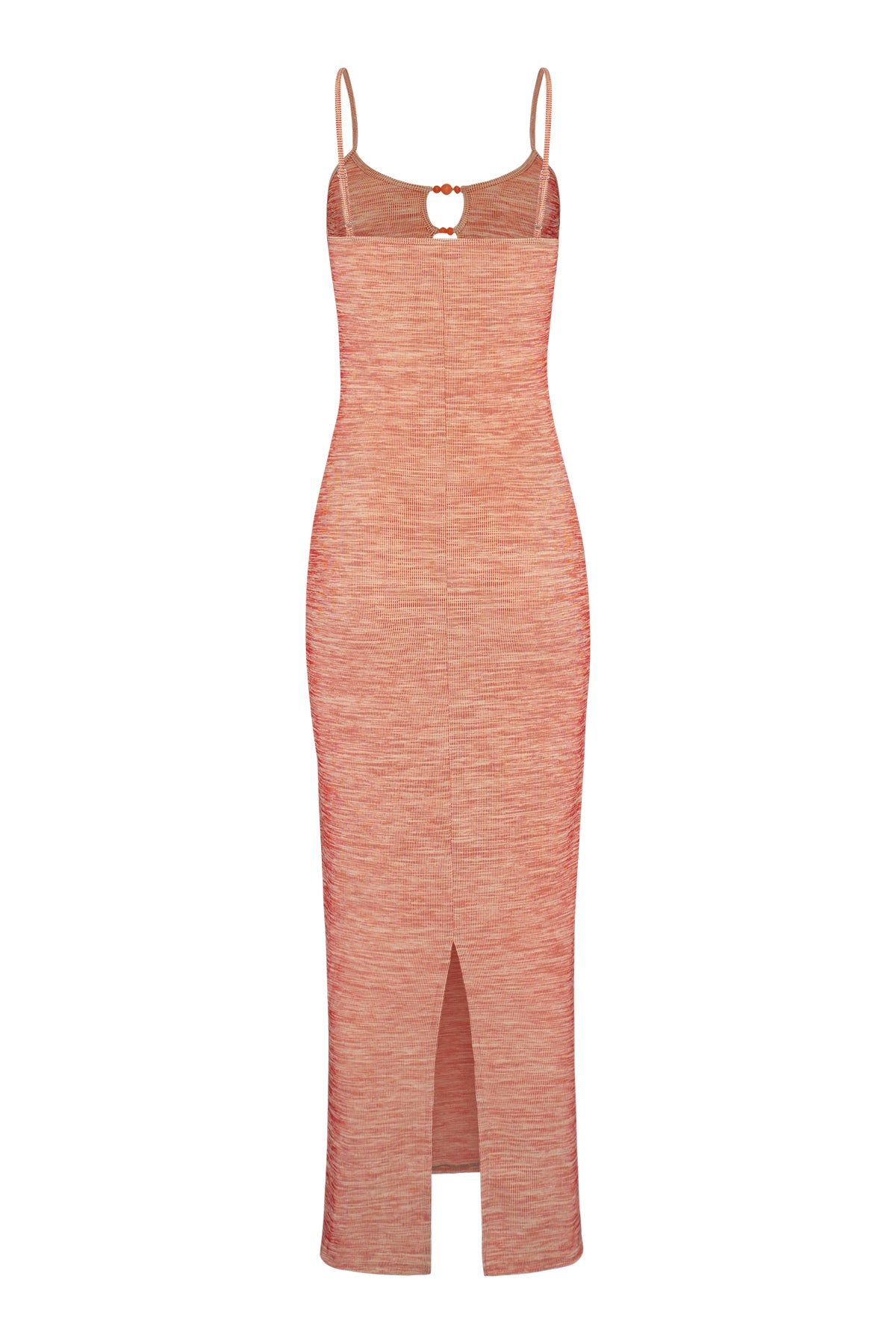 THE STATEMENT DRESS - MOTTLED ORANGE