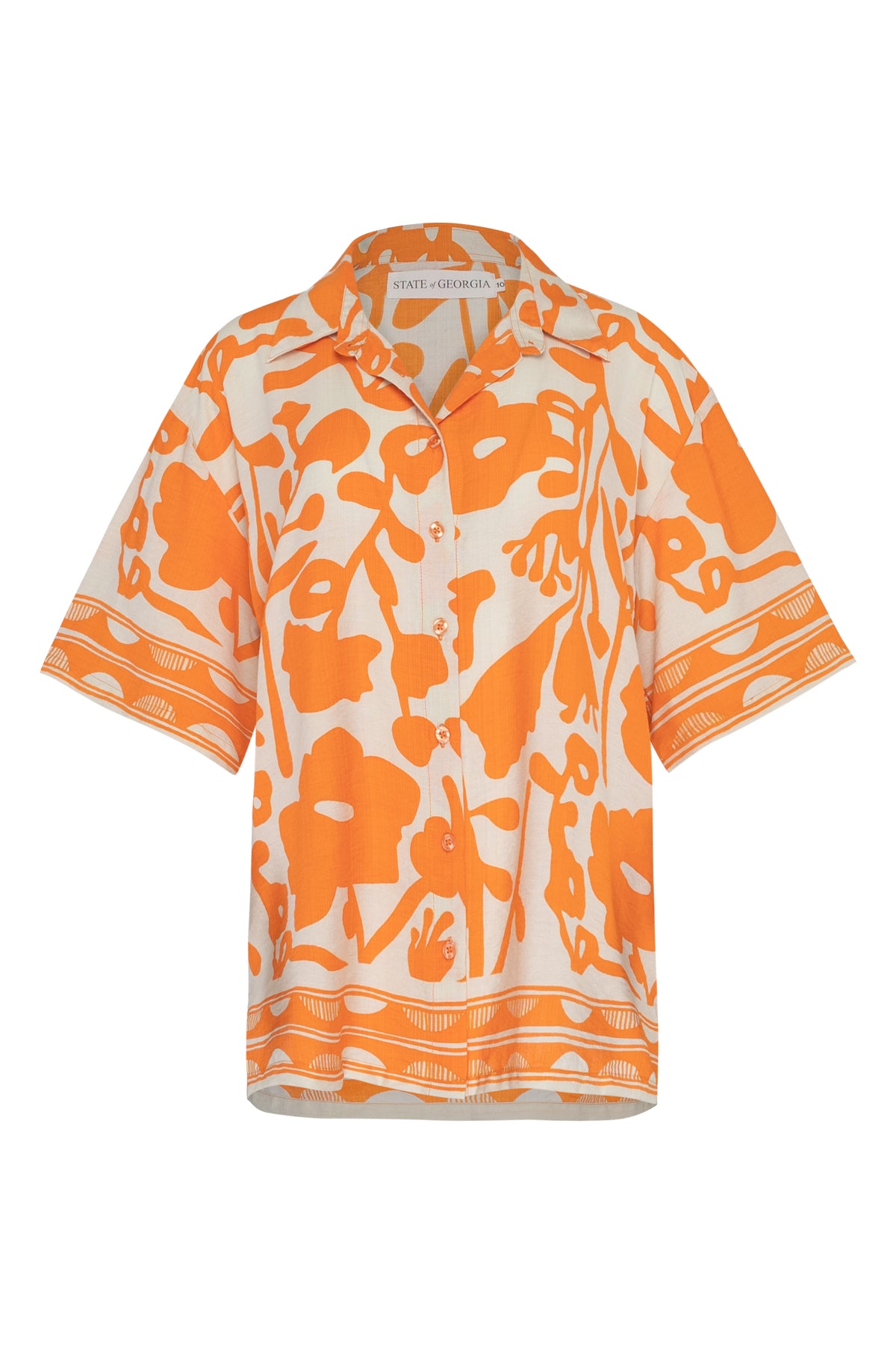 THE HERMOSA SHIRT - SUNBURST ORANGE