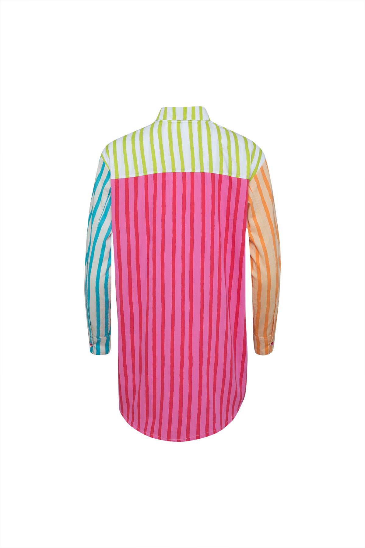 THE SUNNY SIDE UP SHIRT - MULTI COLOUR STRIPES