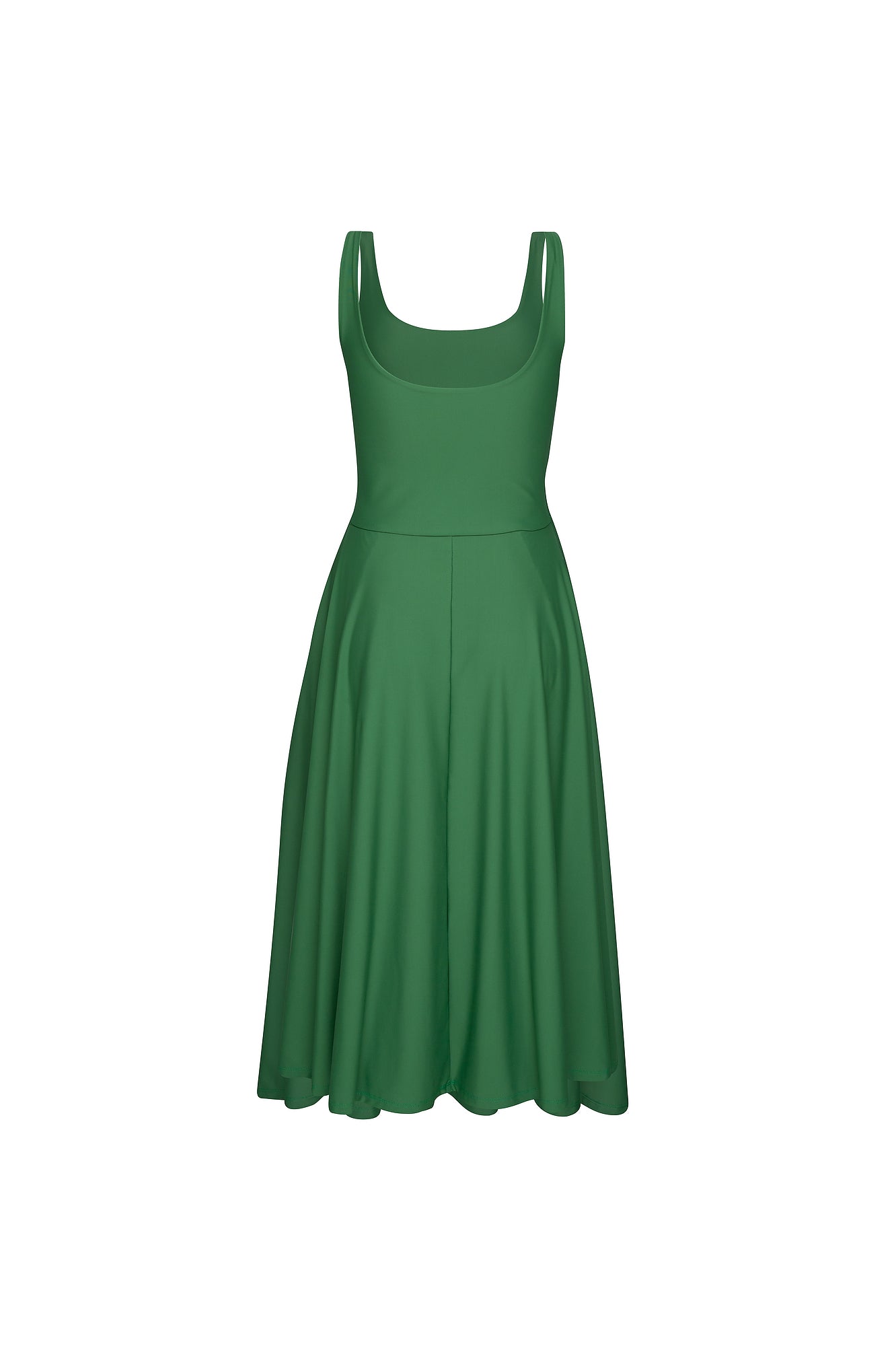 THE NETS SINGLET DRESS - APPLE GREEN