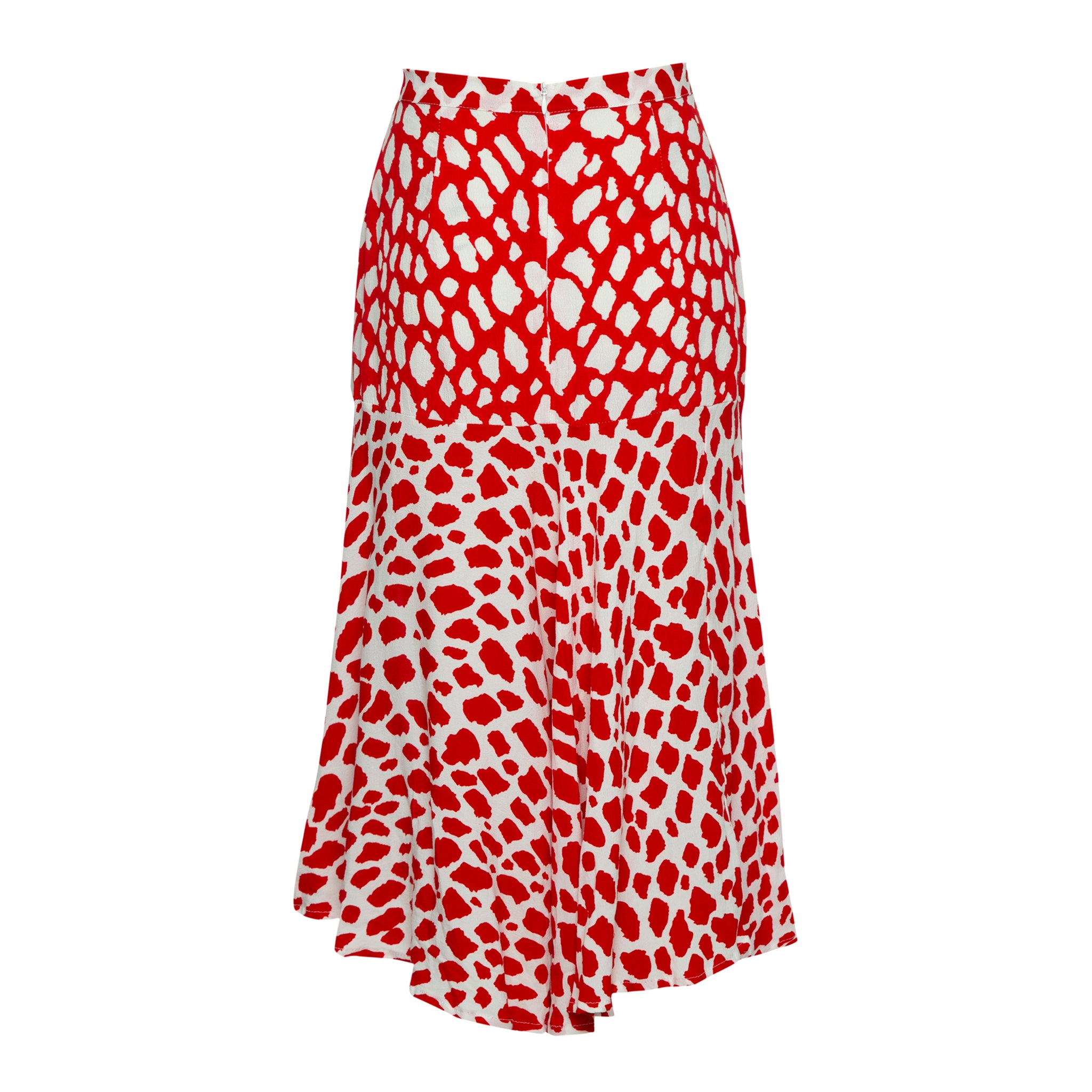 THE PARIS SKIRT - Giraffe red/white