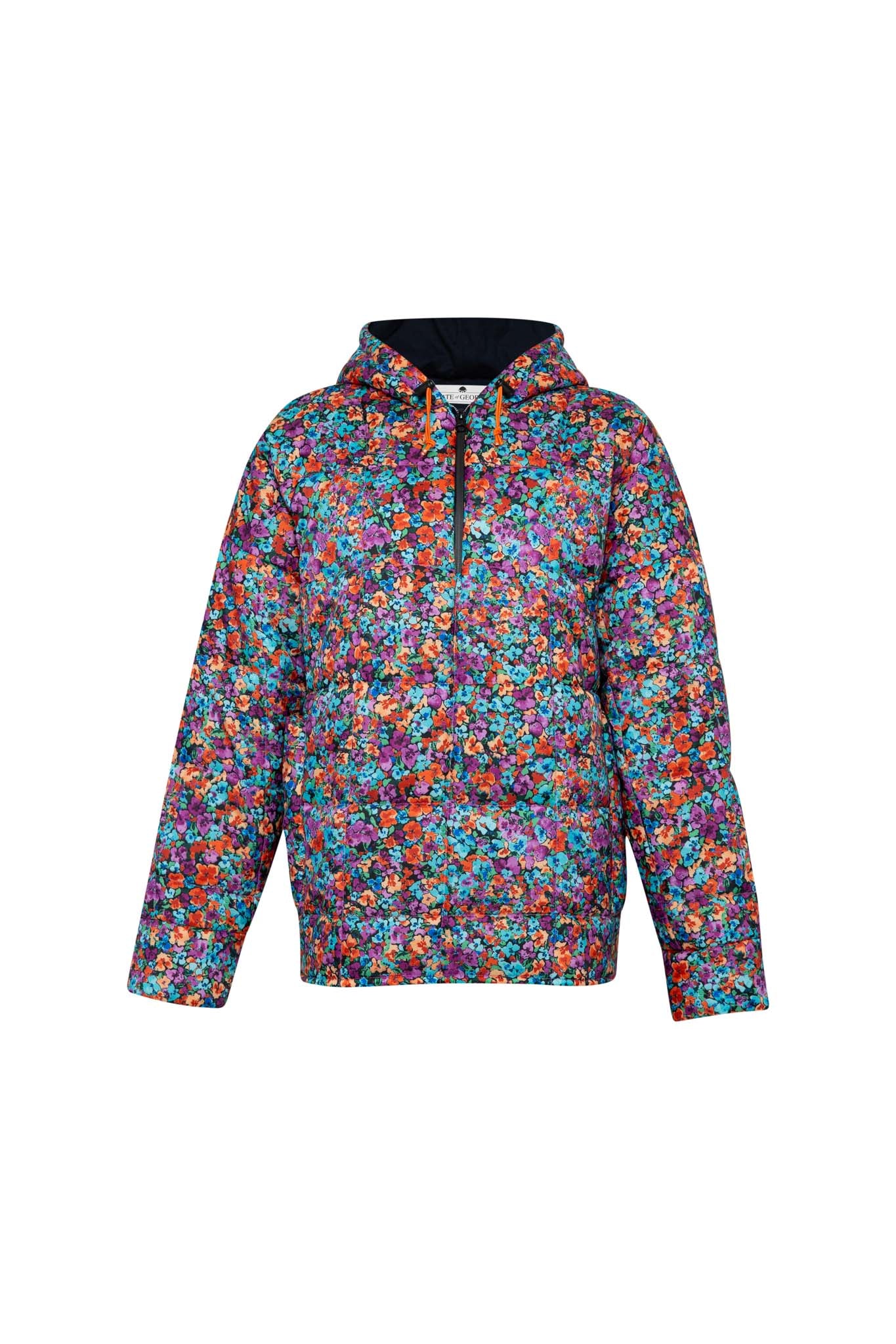 THE BOMBER JACKET - Floral Explosion Raspberry