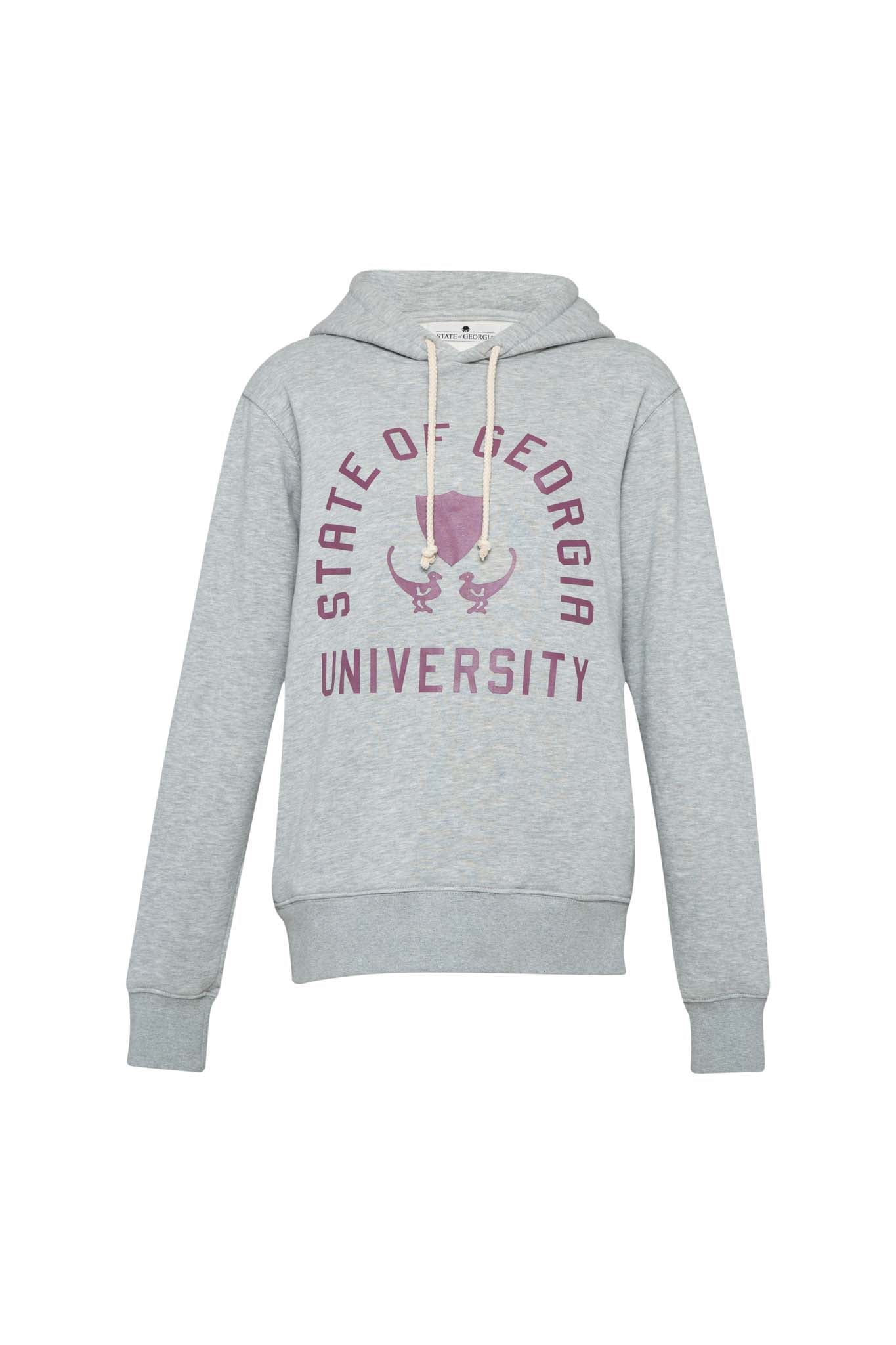 THE STATE OF GEORGIA TRACK HOODIE - Grey Marle