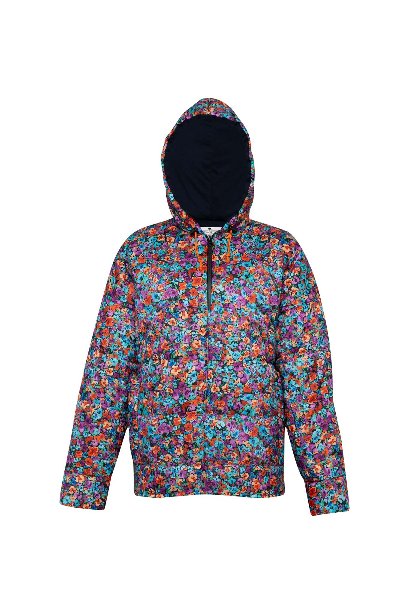 THE BOMBER JACKET - Floral Explosion Raspberry